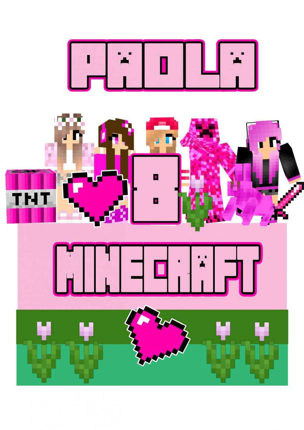 Topo de Bolo Minecraft