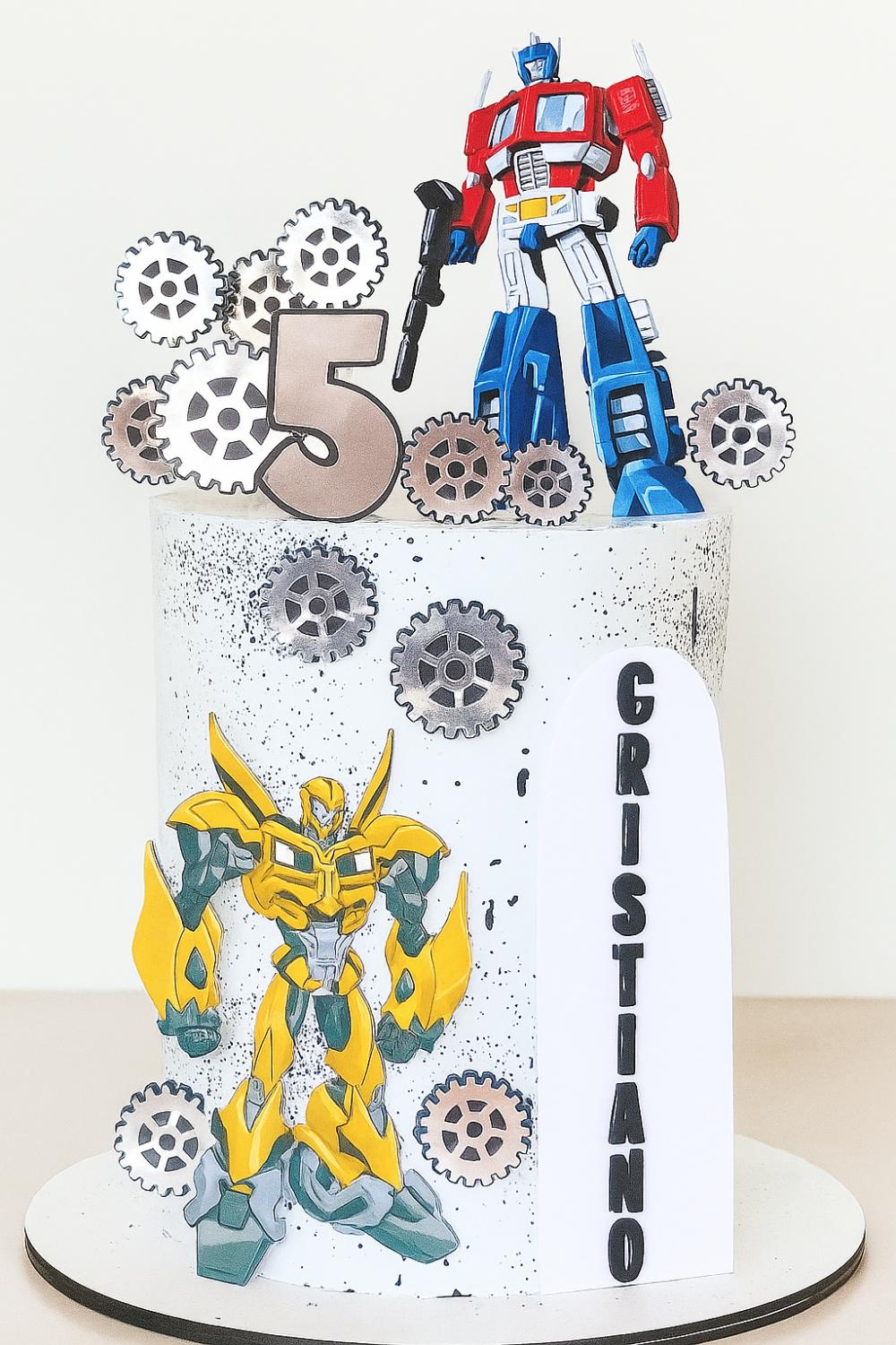 Arquivo de corte topo de bolo transformers