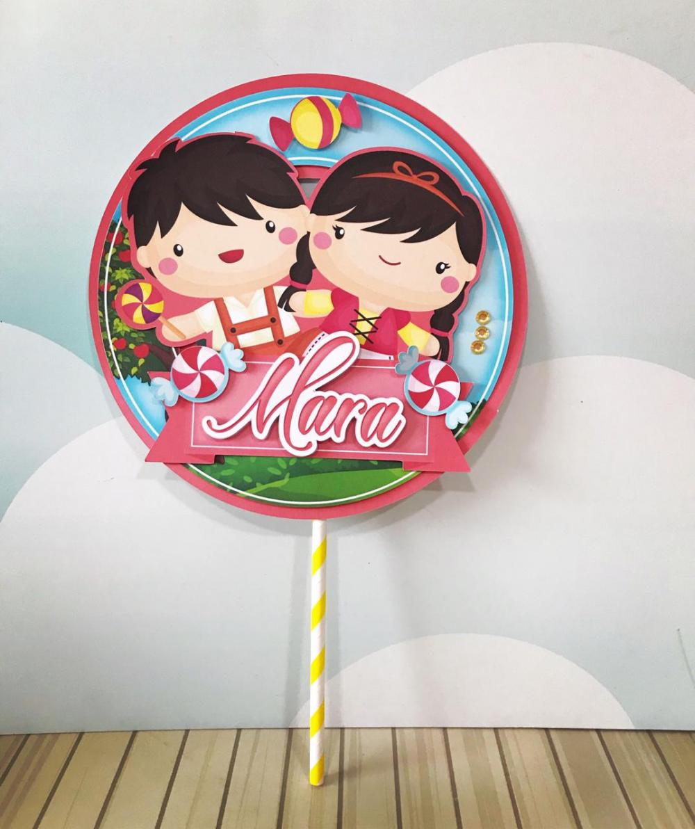 Topo de Bolo João e Maria