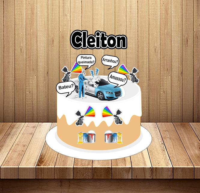 Topo de Bolo Funilaria