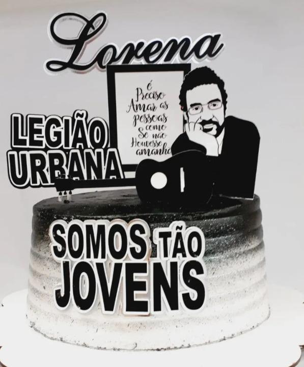 Topo de bolo Legião urbana