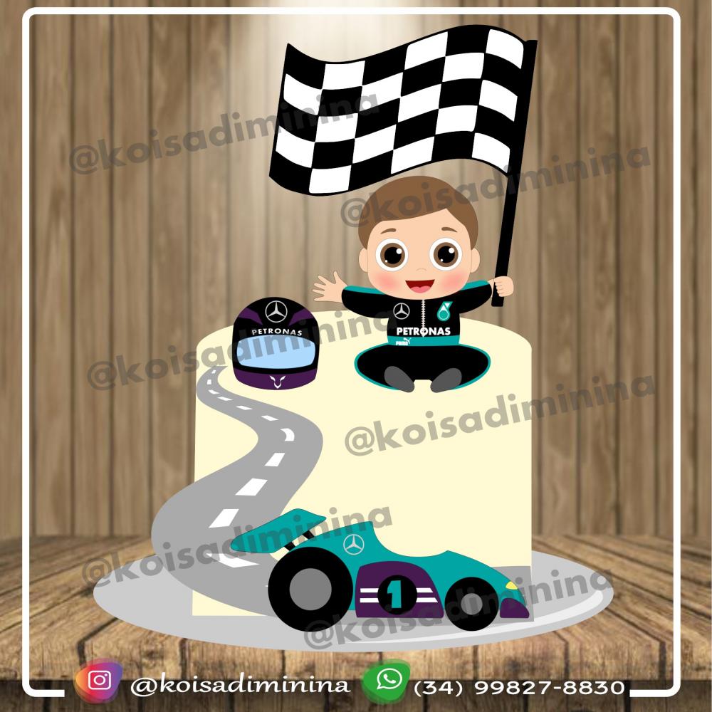 Topo de Bolo Fórmula 1