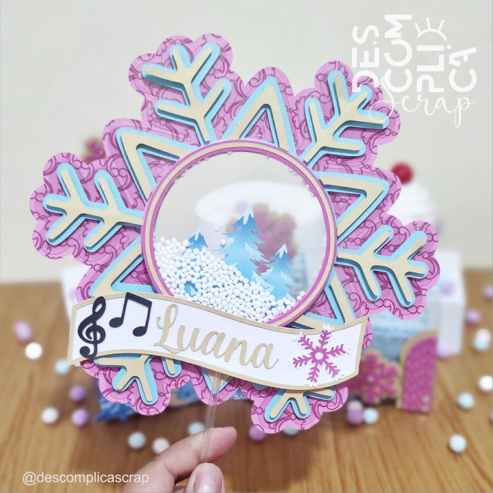 Topo de Bolo Inverno