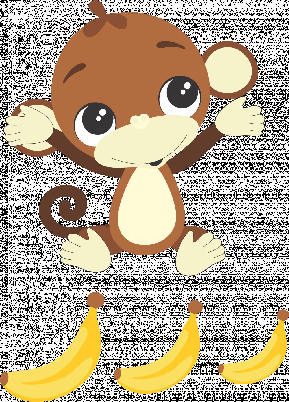 Topo de Bolo Macaquinho