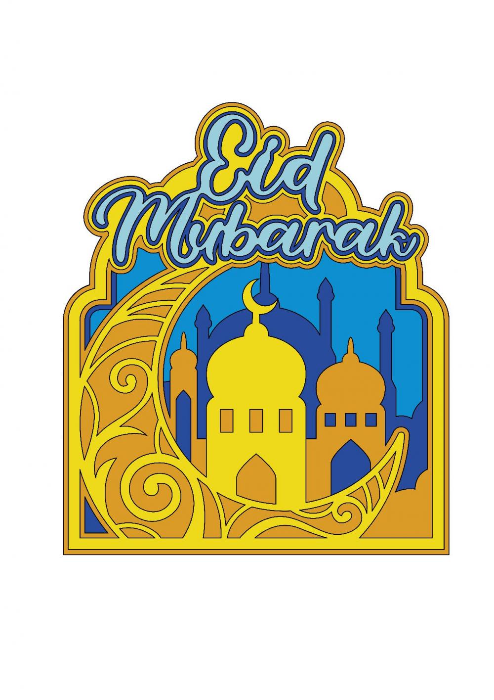 Topo de bolo Mubarak