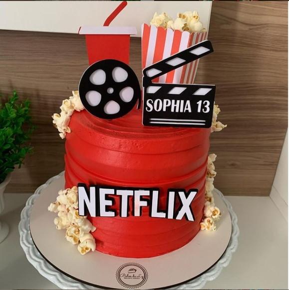 Topo de Bolo Netflix