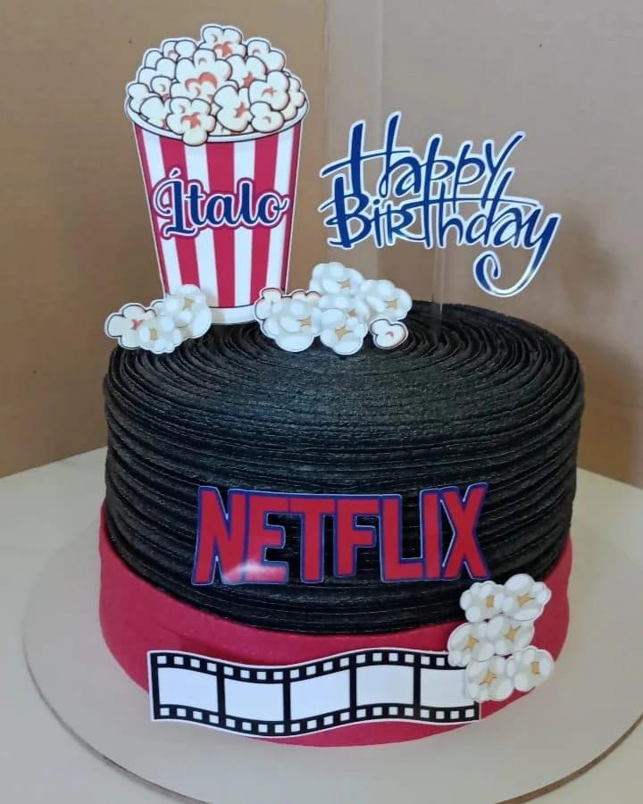 Topo de Bolo Netflix