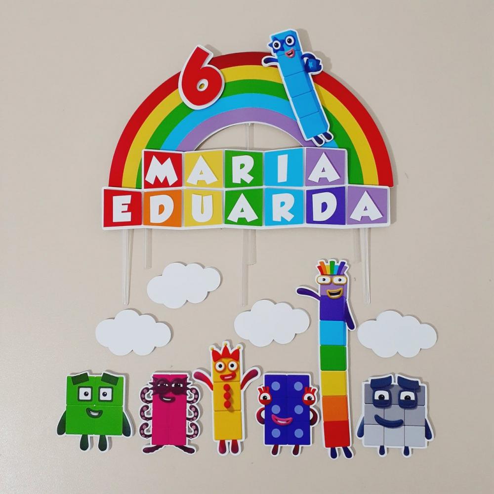 Topo de bolo Number Blocks