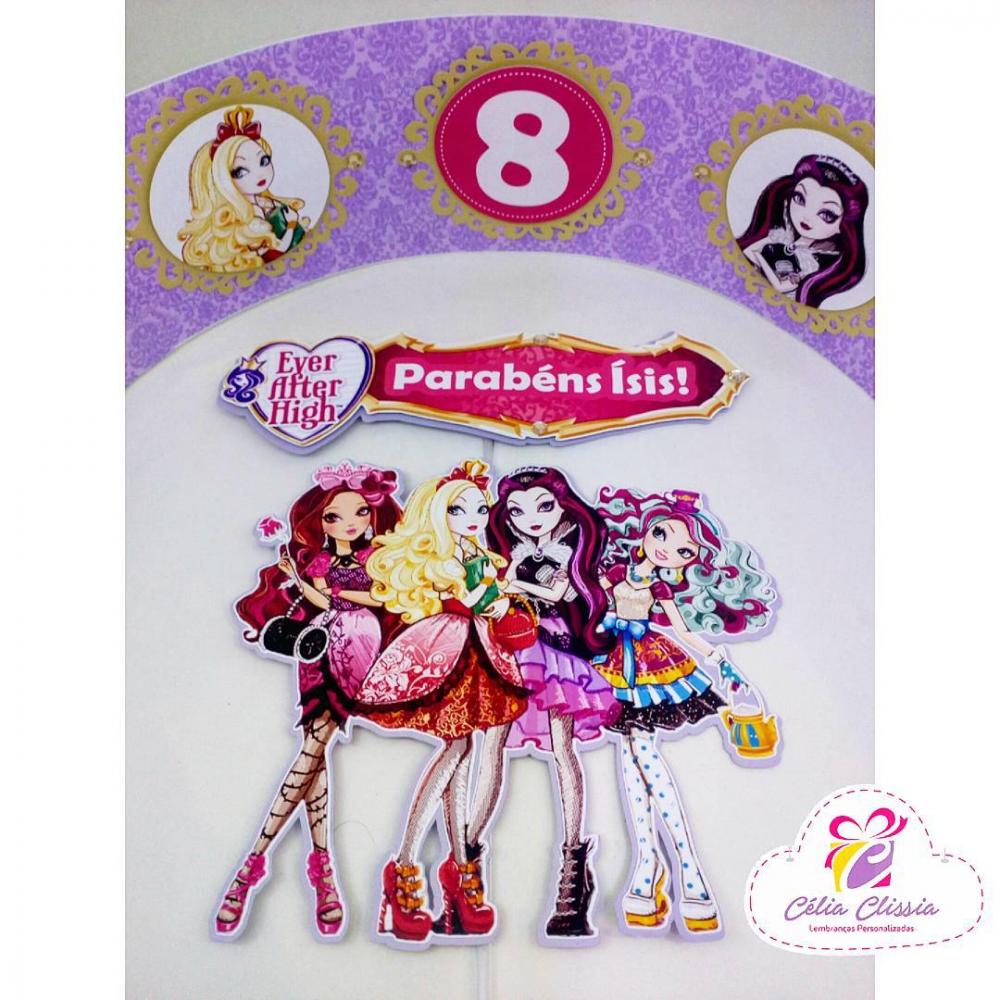 Topo de Bolo Ever After High