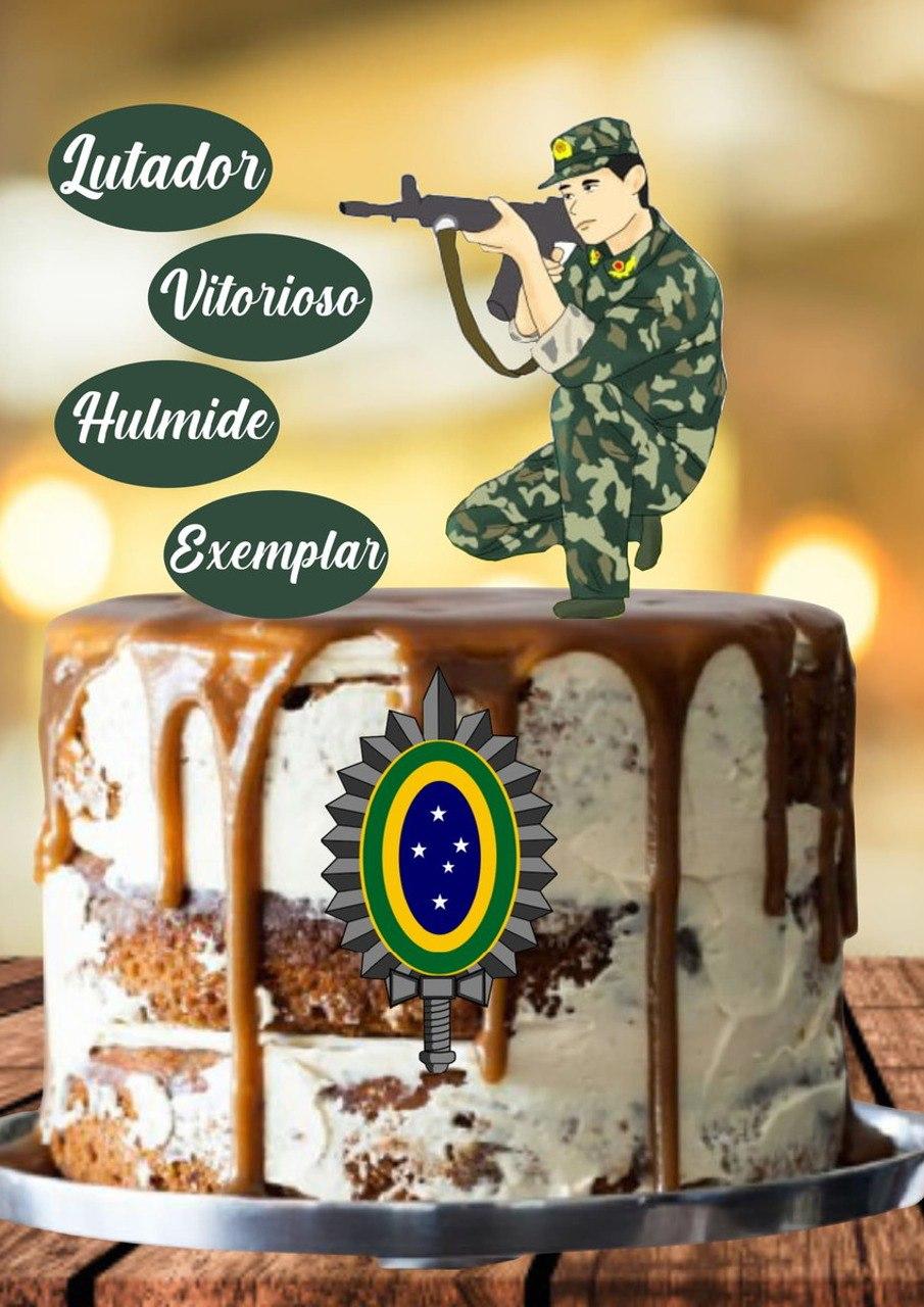 Topo de Bolo Exército