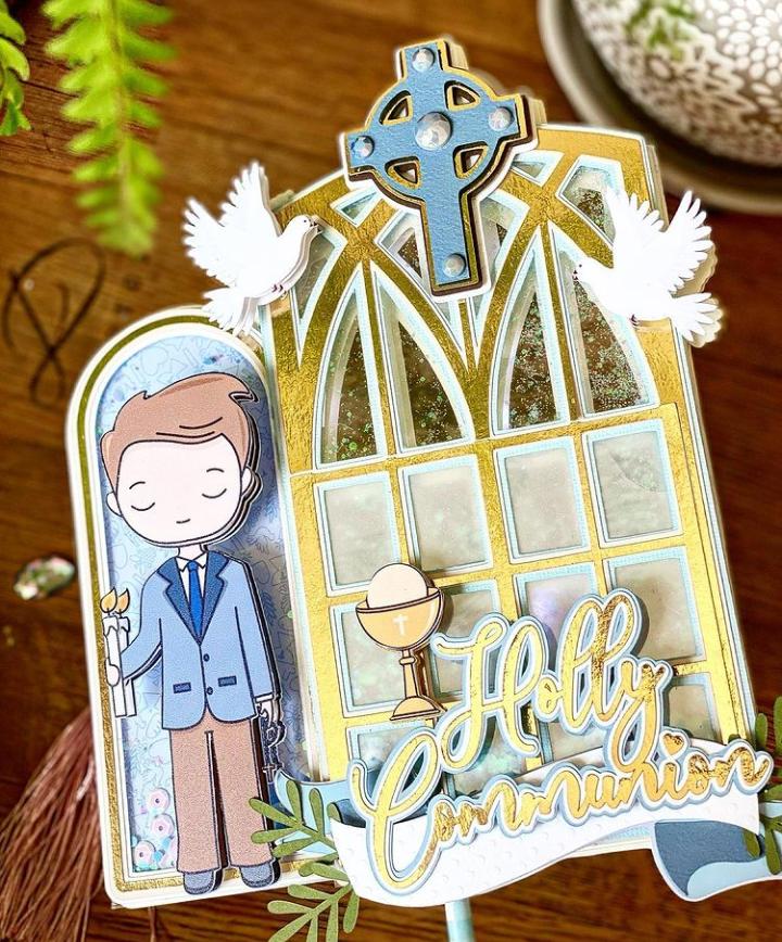 topo de bolo Eucaristia