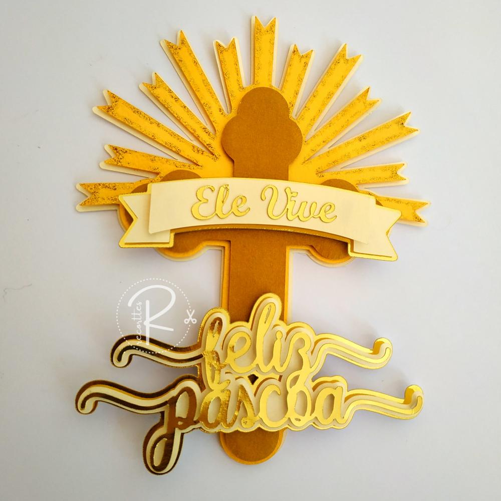 topo de bolo Eucaristia