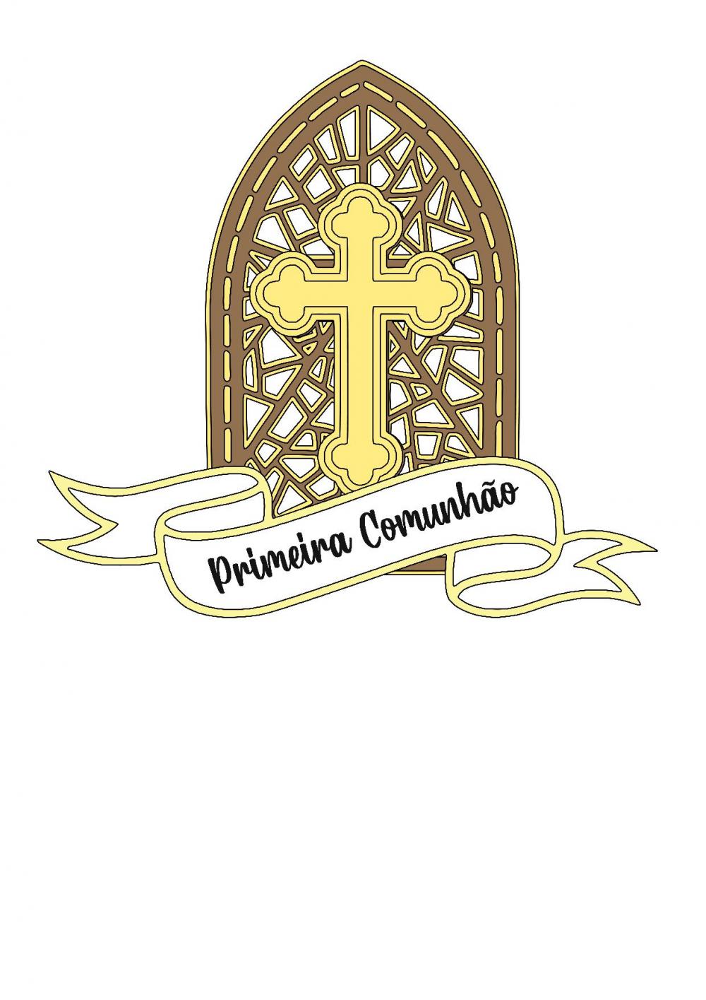 topo de bolo Eucaristia