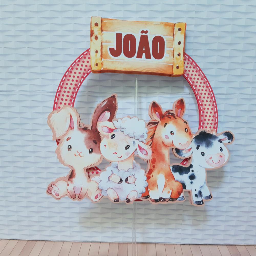 Topo de Bolo Fazendinha