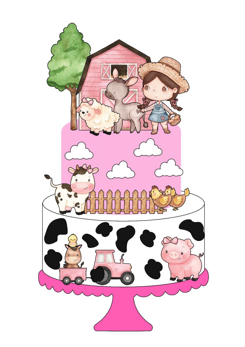 Topo de Bolo Fazendinha