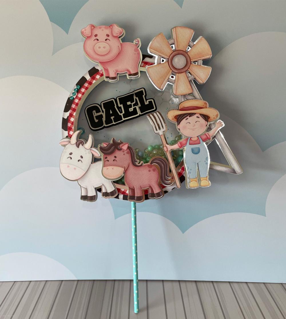 Topo de Bolo Fazendinha