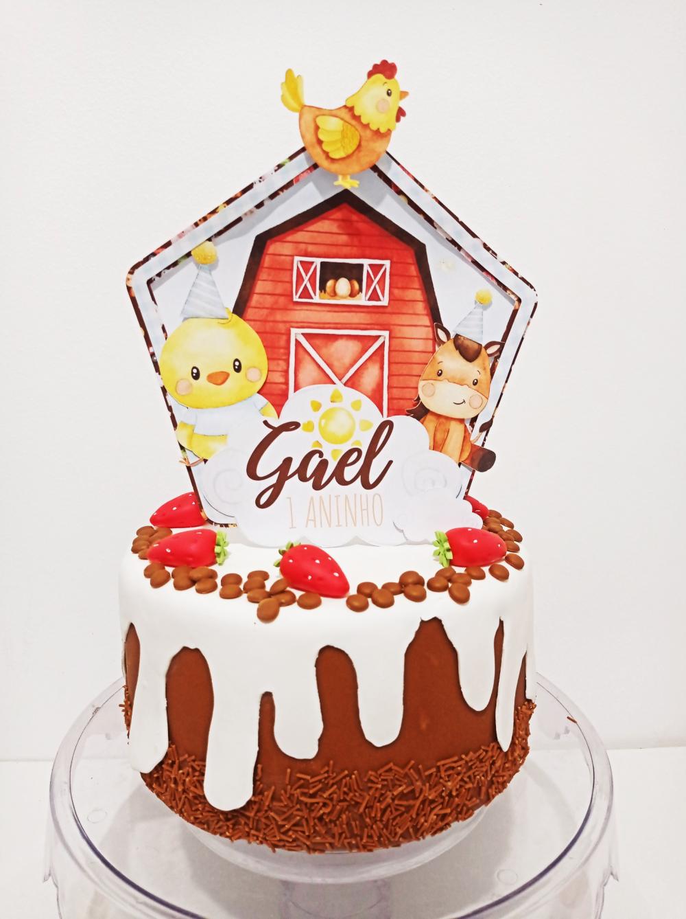 Topo de Bolo Fazendinha