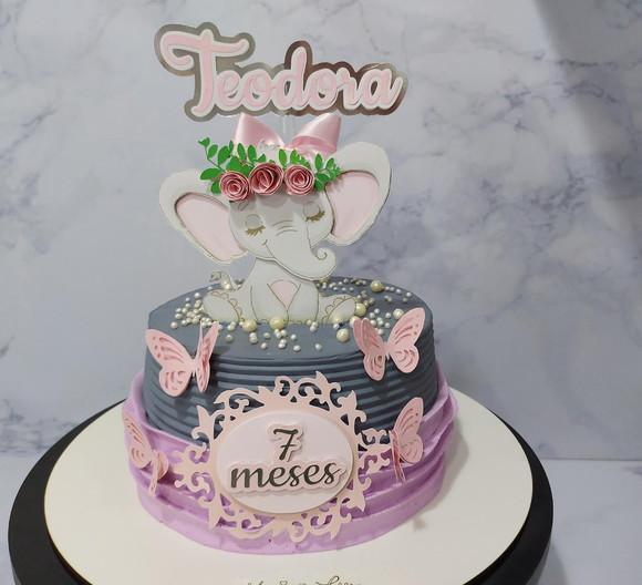 Topo de Bolo Elefantinho