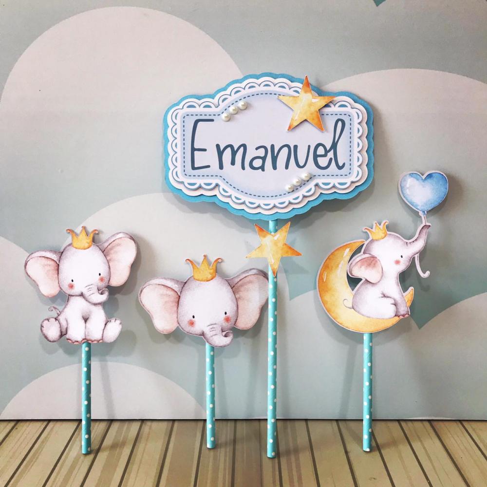 Topo de Bolo Elefantinho