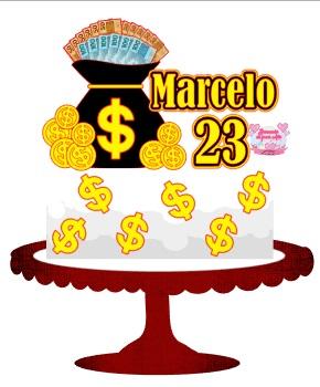 Topo de Bolo DInheiro