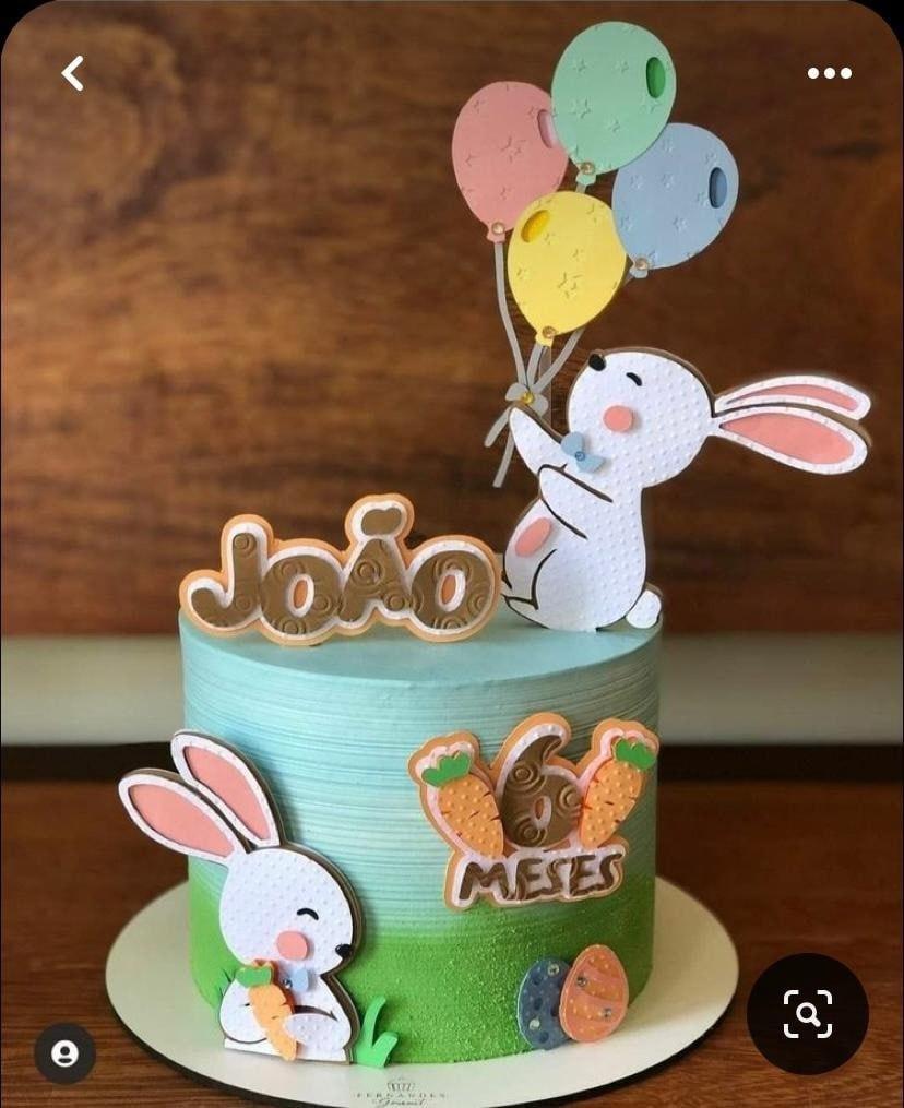 Topo de bolo Páscoa