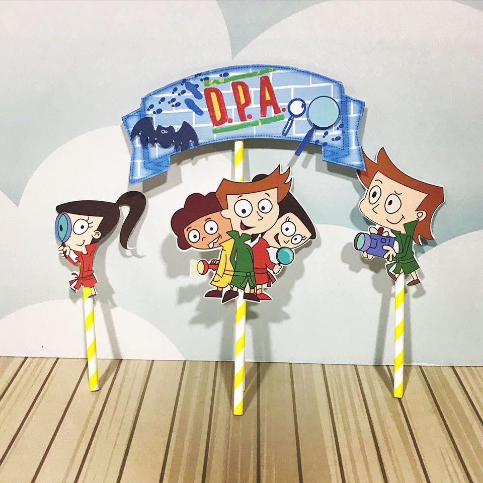 Topo de Bolo Detetive DPA