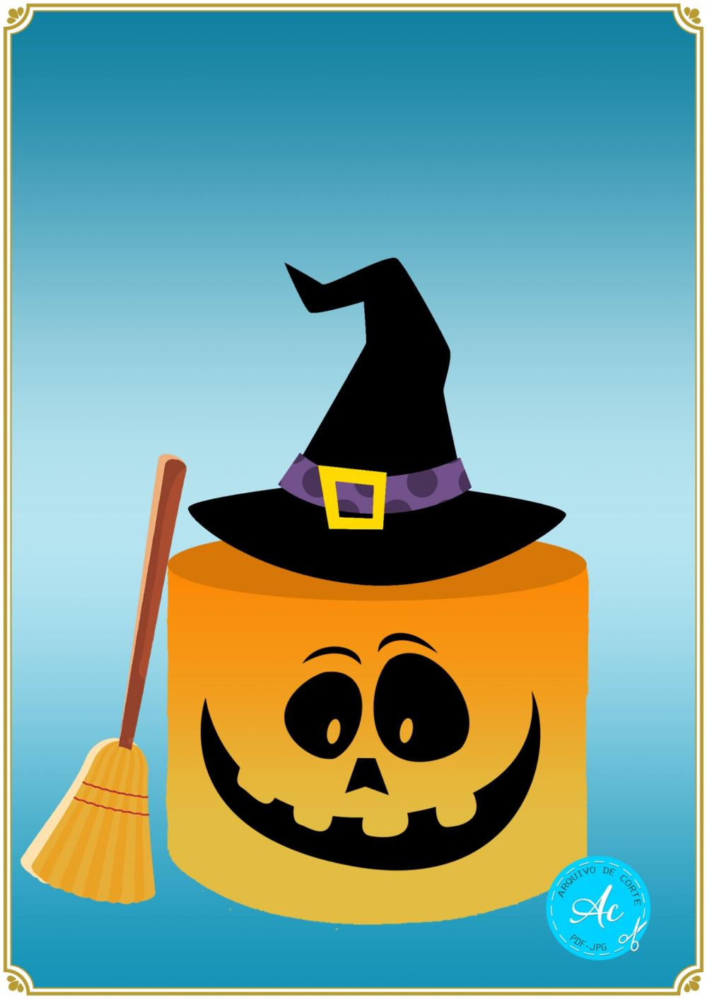 Arquivo de corte Topo de Bolo Halloween