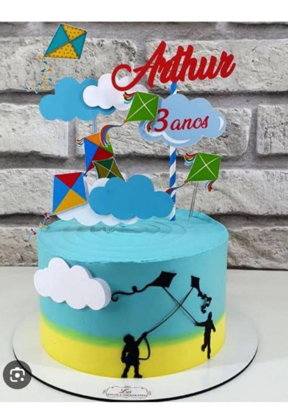 Arquivo de corte topo de bolo Pipa