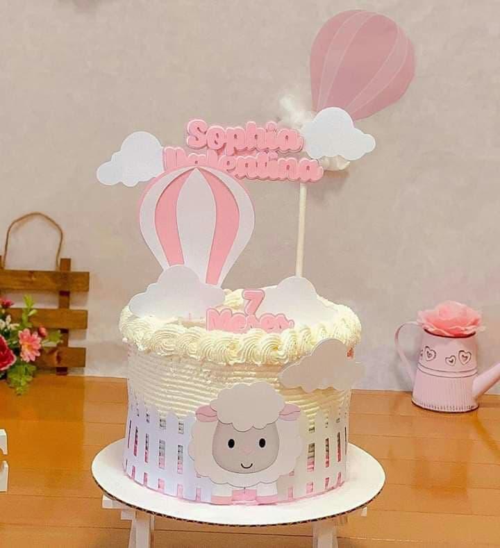 Topo de Bolo Ovelhinha