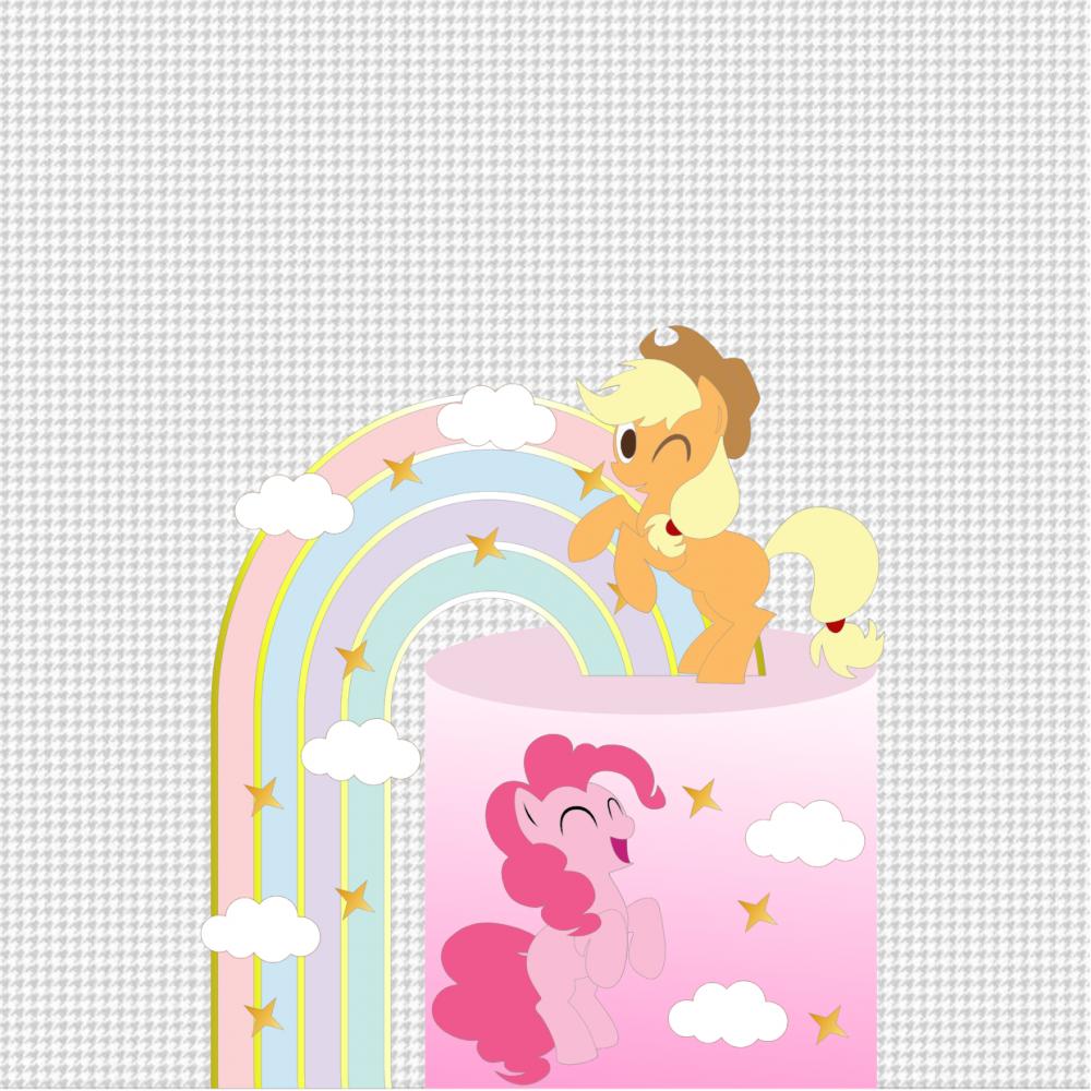 Topo de Bolo My Little Poney