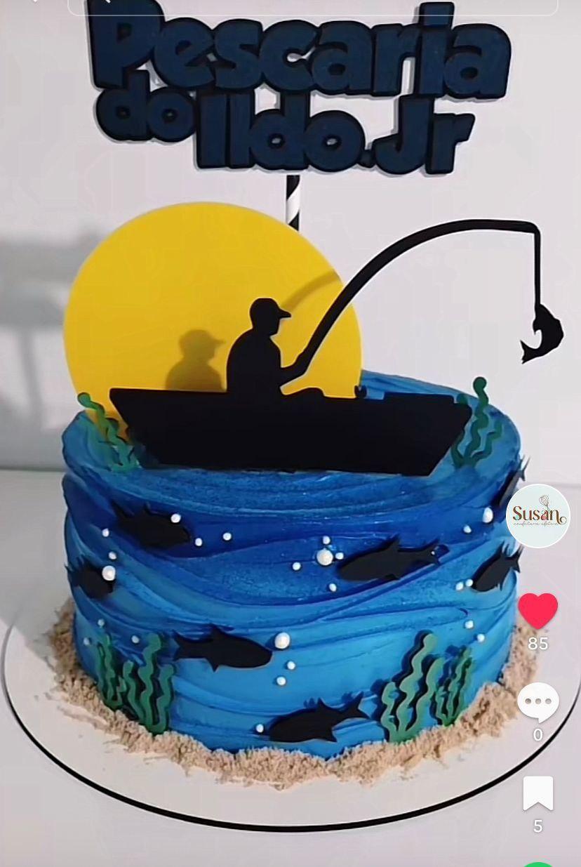 Topo de Bolo Pescaria