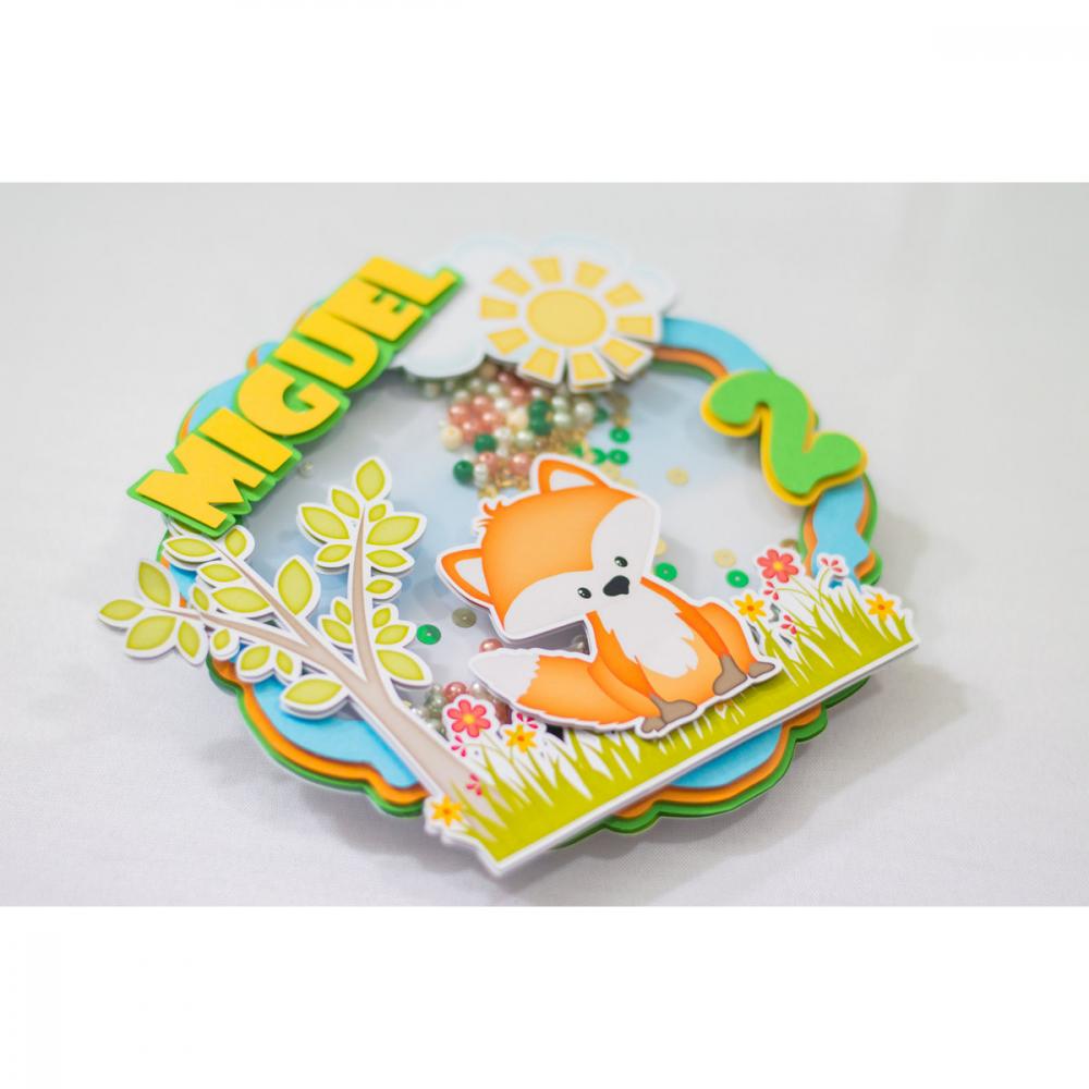 Topo de bolo Raposinha