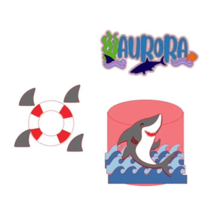 Topo de Bolo Tubarão