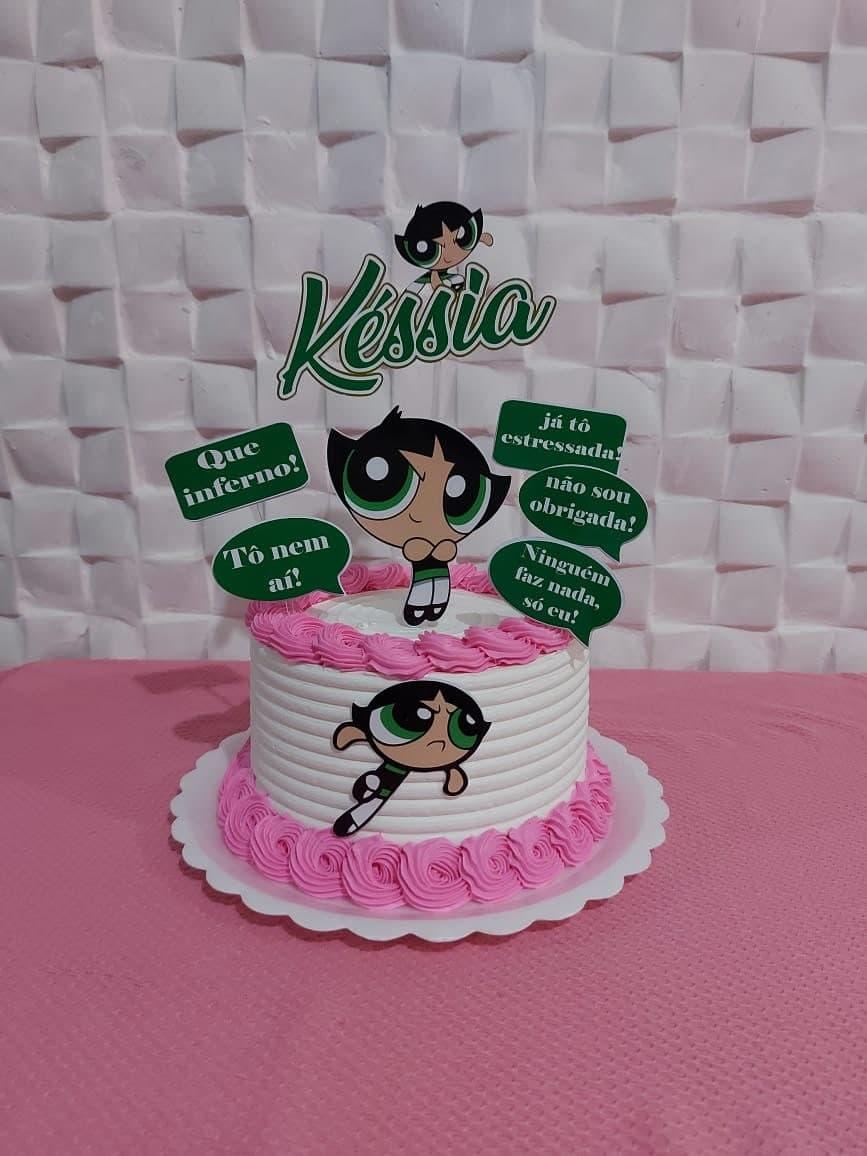 Topo de bolo Docinho