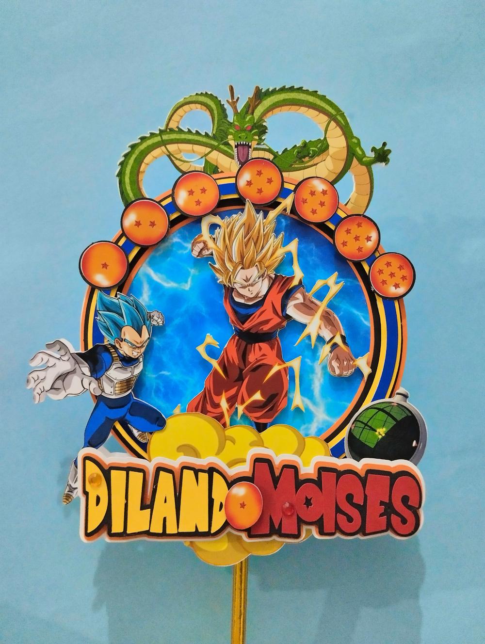 Topo de Bolo Dragon Ball Z