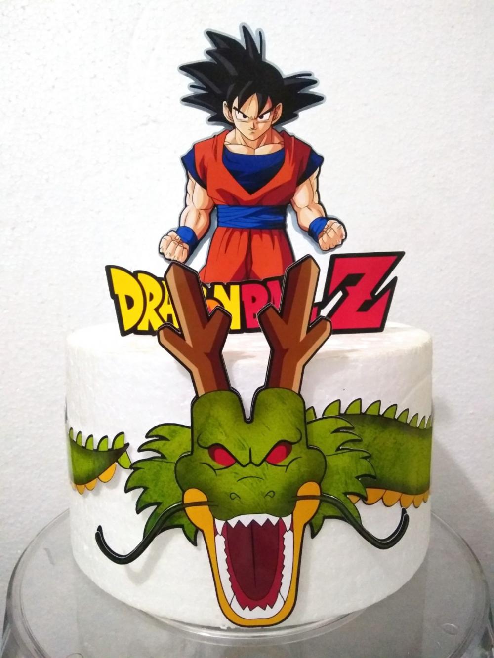 Topo de Bolo Dragon Ball Z