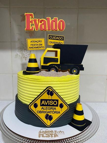 Topo de Bolo Caminhão