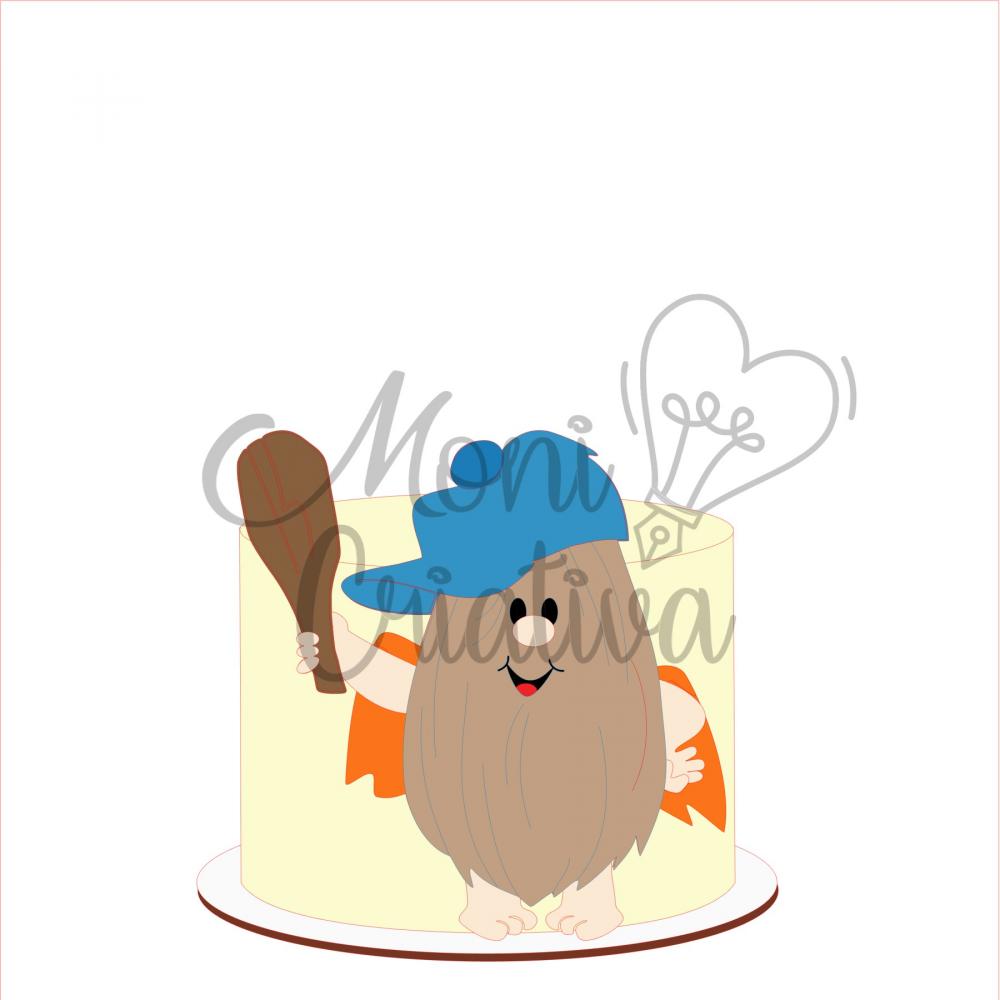 Topo de Bolo Capitão Caverna