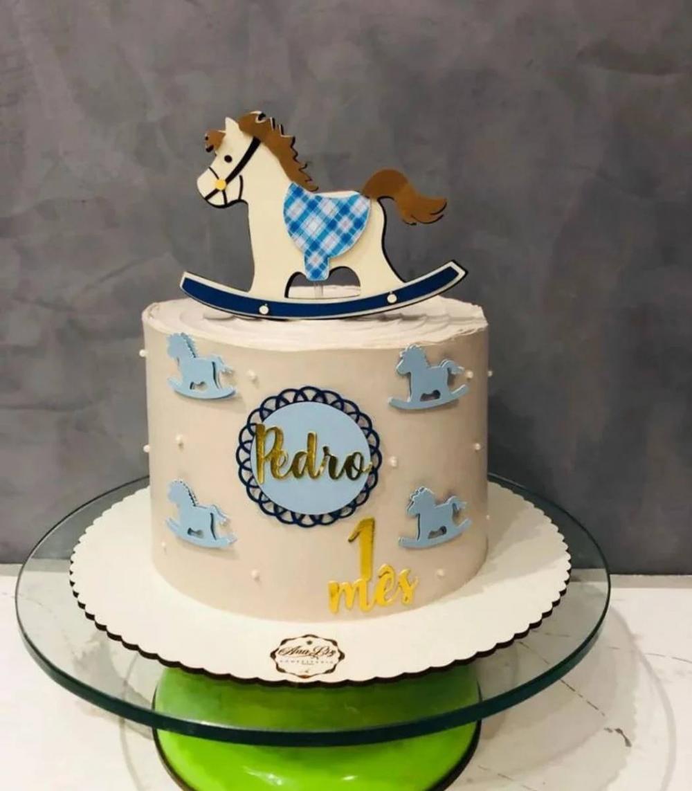 Topo de Bolo Cavalinho de balanço