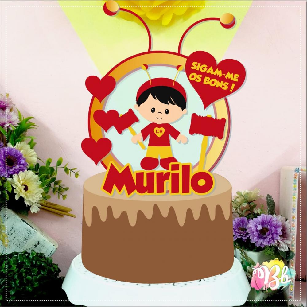 Topo de Bolo Chapolin