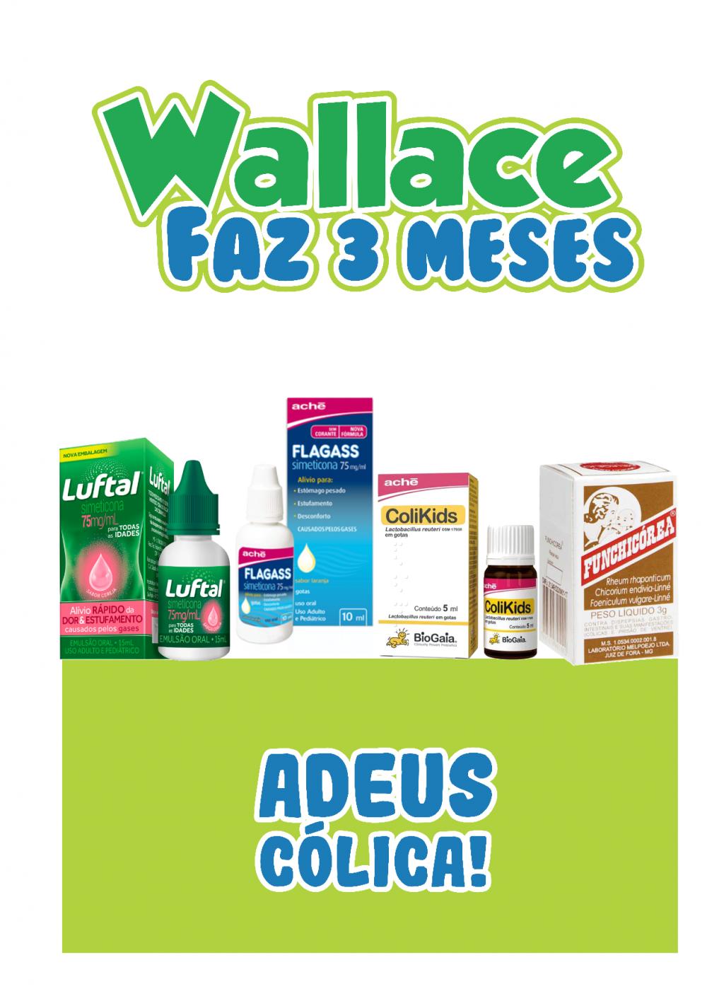 Topo de Bolo Cólicas