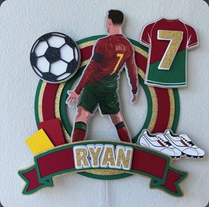 Topo de Bolo Cristiano Ronaldo