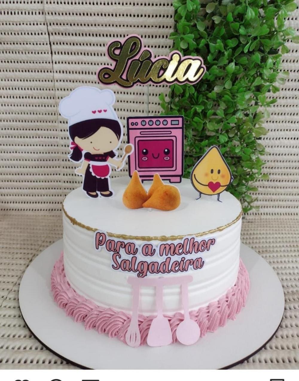 Topo de bolo Coxinha