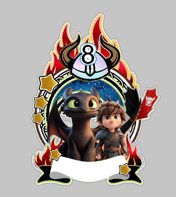 Topo de Bolo Como treinar seu dragao