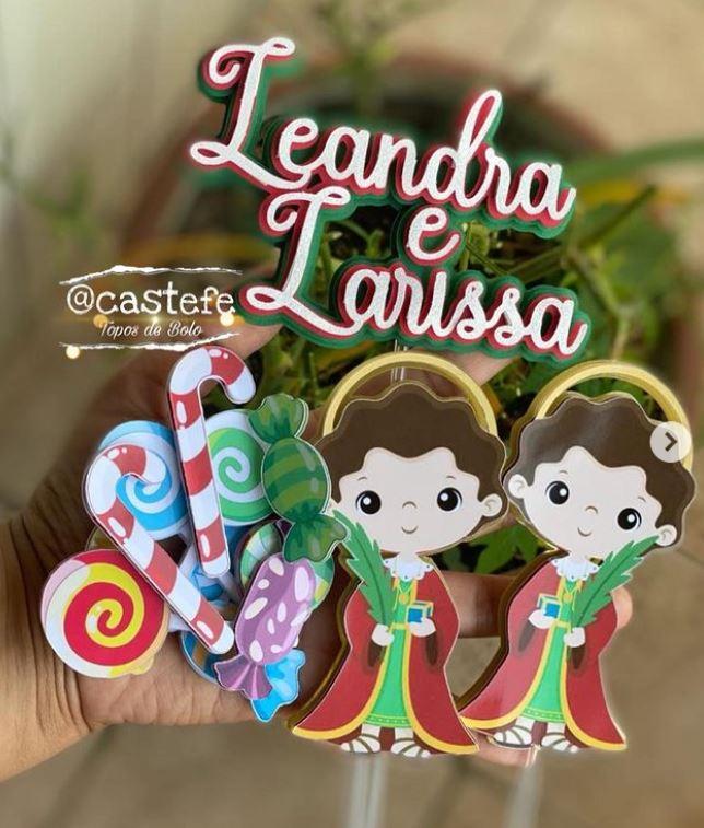 Topo de Bolo Cosme e damião