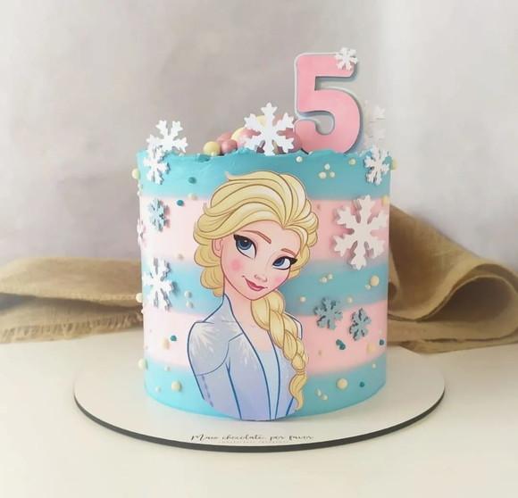 Topo de bolo Frozen