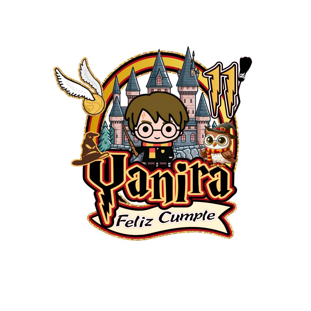 Topo de Bolo harry Potter