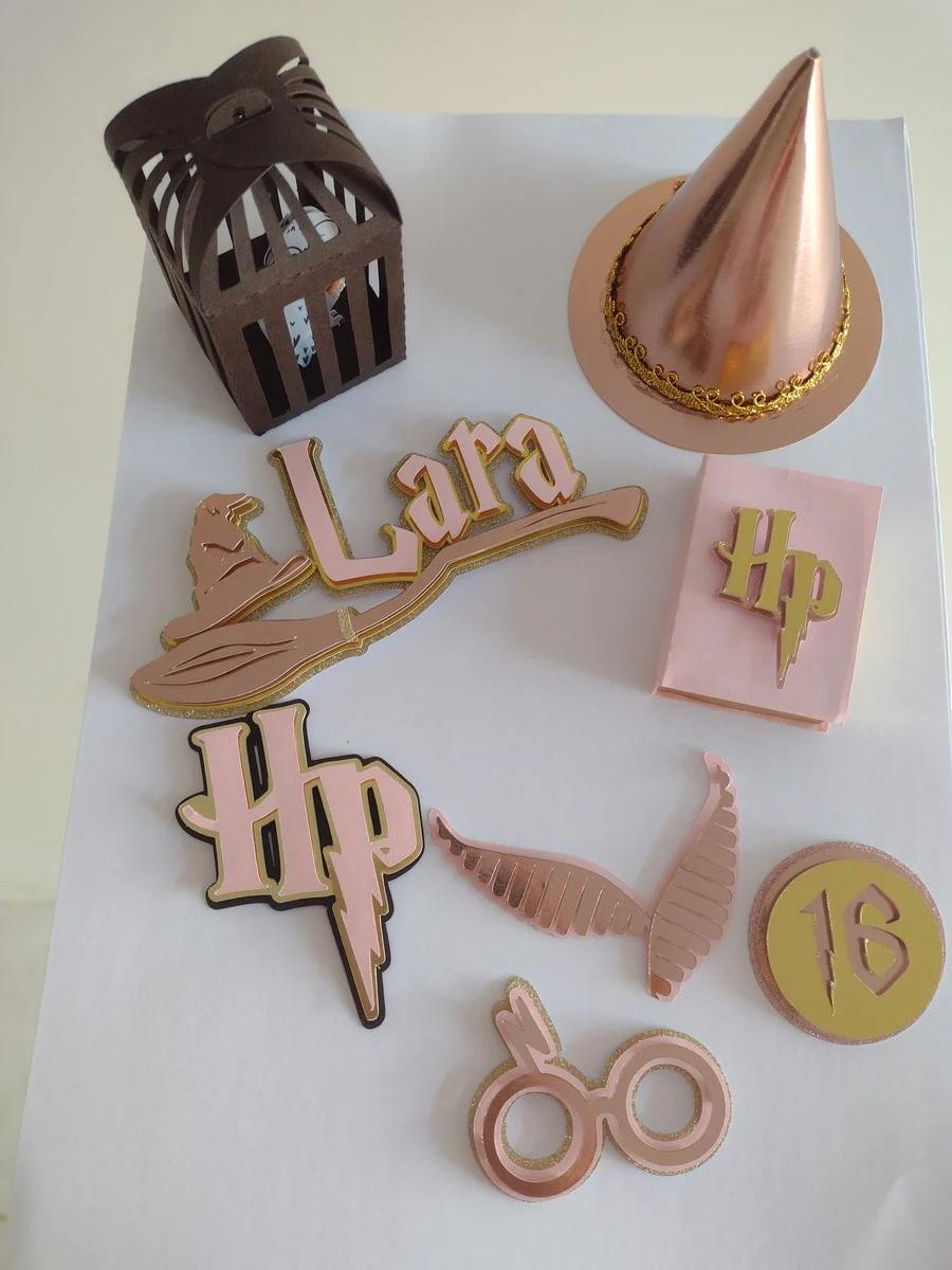 Topo de Bolo harry Potter