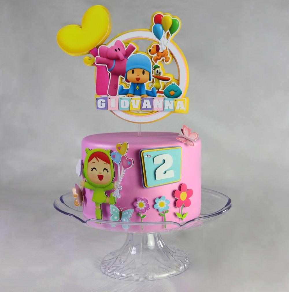 Topo de bolo Pocoyo