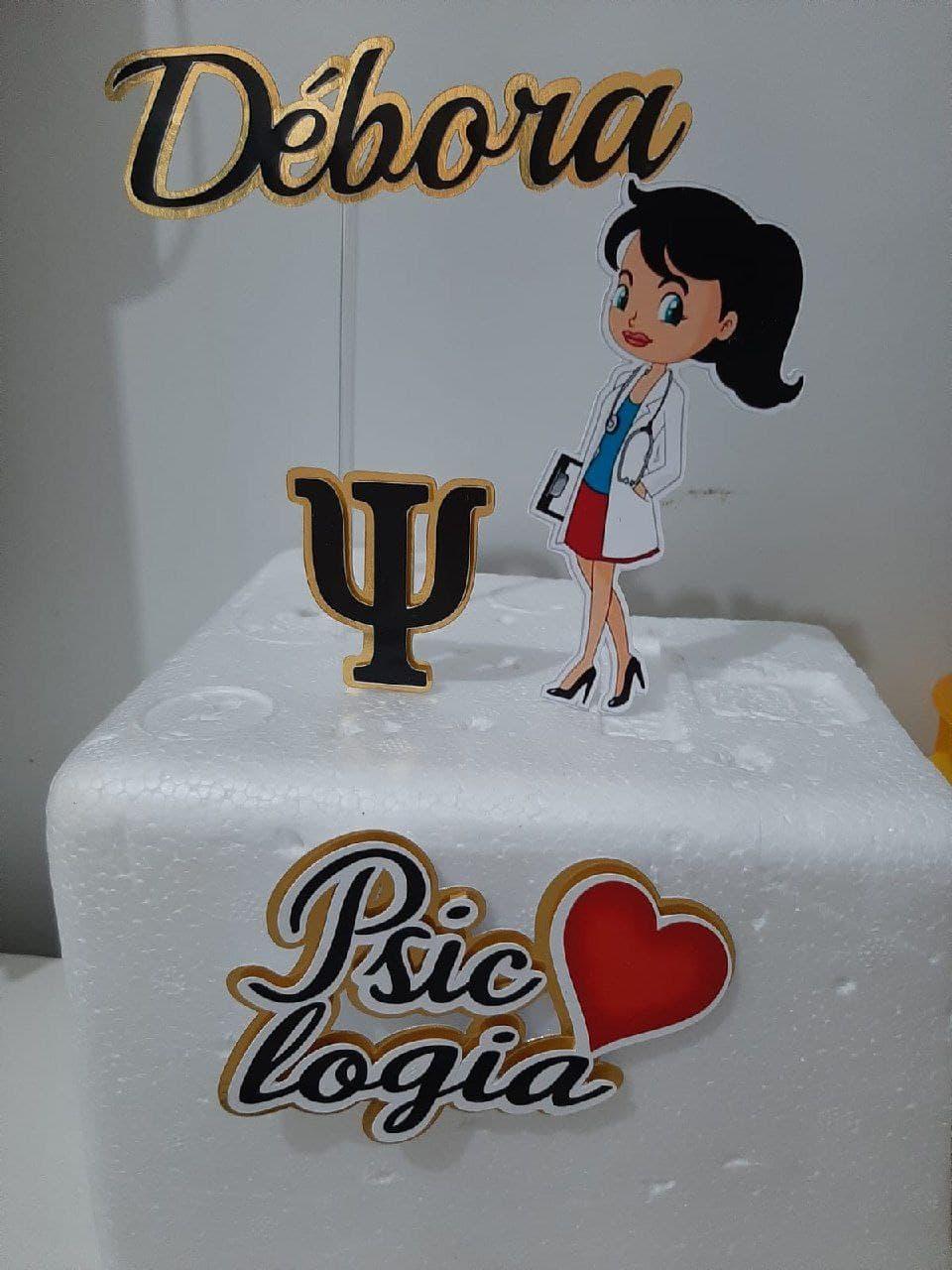 Topo de Bolo Psicologia